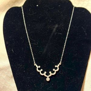 Brighton silver in color necklace